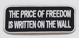 THE PRICE OF FREEDOM Patch