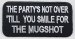 THE PARTY'S NOT OVER Patch